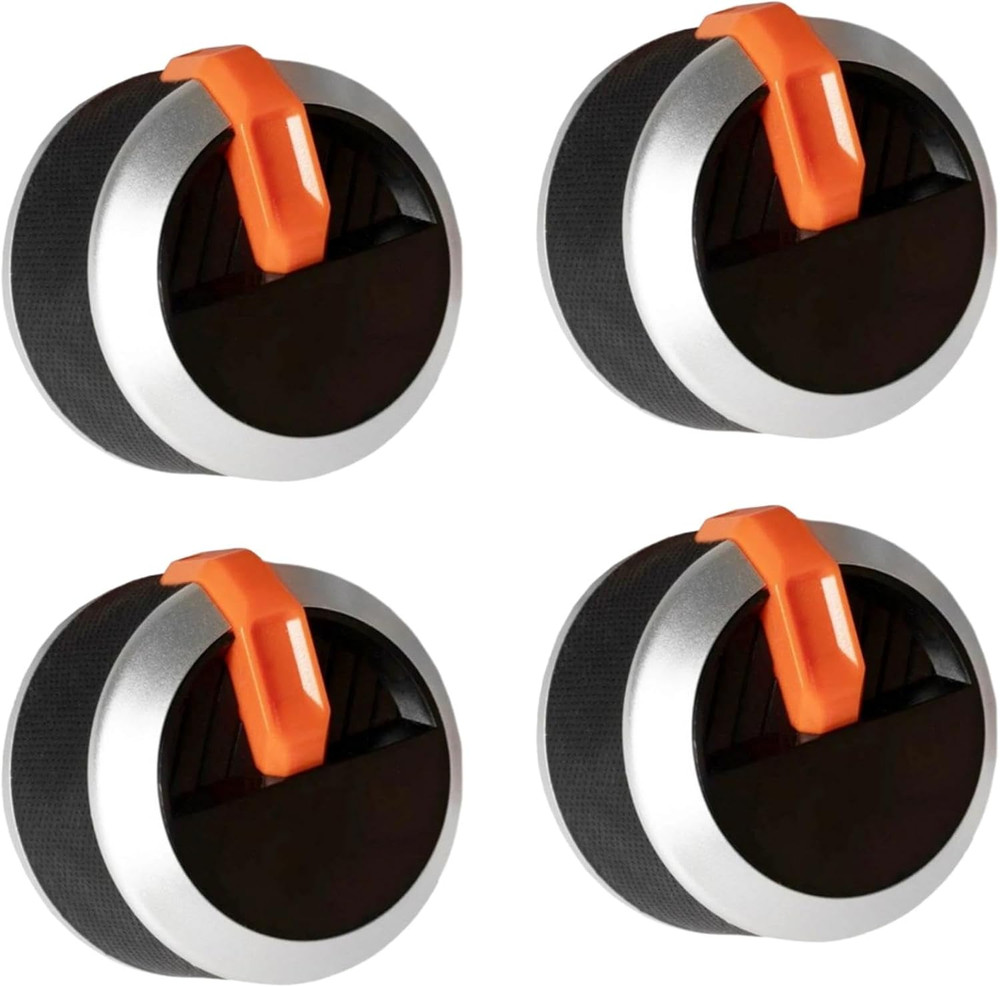 Gas Griddle Grill Orange Knobs Replacement for Blackstone 1666 1517 1554 1825