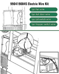 Replacement Fan & Lid Switch Kit for Gravity Series 560/800/1050 XL Grills & Smo