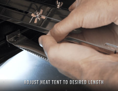 (2 pack Stainless Steel Heat Tent Replacement