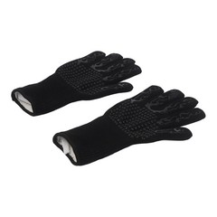 Heat Resistant Barbecue Gloves With Extended Cuff For Grilling And Oven Use