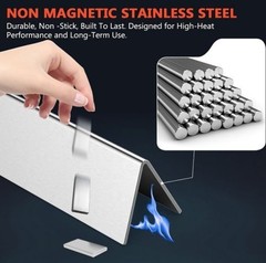 QuliMetal 24.5″ Flavorizer Bars for Weber Genesis 300 Series w/Side Control Knob