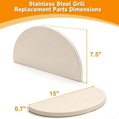 15″ For Kamado Joe Classic I, II, III, III