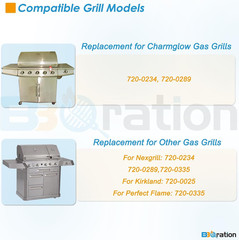 Heat Plate Replacement Grill Parts for Charmglow 720-0234, 720-0289, Kirkland 72