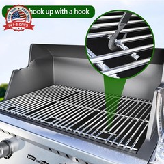 Stainless Steel Cooking Grates 2 Pack 17.5in x 20.5in for Weber Spirit 200 Gas G