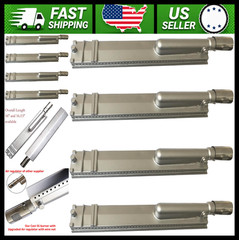 4PC Heavy Duty Stainless Steel BBQ Grill Burner Replacement Parts