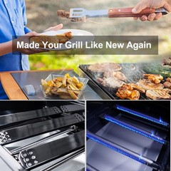 Hisencn Grill Replacement Parts for Expert 720-0789H 4 Burner Gas Grill Stain…
