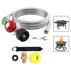 Adequate Length 5FT For Gas Cooker Regulator Hose Compatible with Heaters
