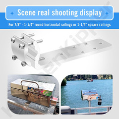 58182 Stow N’ Go Grill Rail Mount Bracket for Any Kuuma Stow N’ Go BBQ Grill, Fi