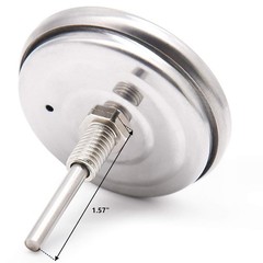 Durable 2-Inch Temperature Gauge for Chargriller & Charbroil Grills – Wipe Clean