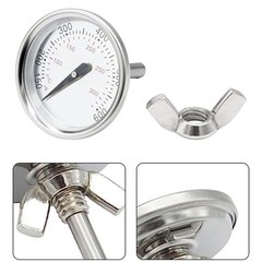 Stainless Steel BBQ Thermometer For Weber And Q Series Gas Grills 45MM