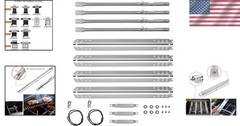 Heavy Duty BBQ Kit Charbroil Performance 2-6 Bnr Exact Fit Heat Shields Tubes