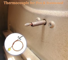 RTD Thermocouple Probe for Traeger D2 PRO 575 780 Ironwood 650 885 Redland 650
