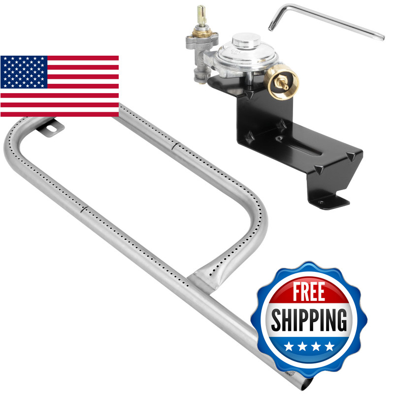 Moasker 64866 Grill Valve Regulator And 60040 Grill Burner Tube Kits
