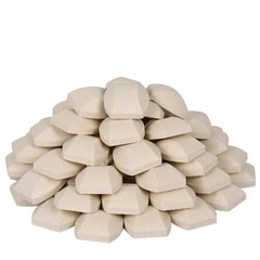 Ceramic Grill Briquettes Replacement for Turbo Gas Grills 50 Piece 2 Inch Heat