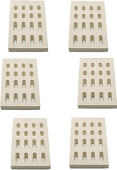 Ceramic Brick Radiant Flame Tamers for Barbeques Galore Grand Turbo Members Mark