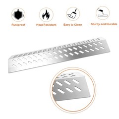 Stainless Steel Heat Plate Shield Gas Replacement for Bull BBQ 16631, 16631