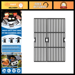 18″ Grill Grates for Charbroil 2-Burner Gas Grill, Replacement Parts, Durable St