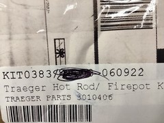 KIT0383 Traeger Grill Hot Rod Firepot Kit BIN11 2025
