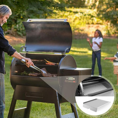 22″ Stainless Steel Drip Pan Heat Baffle Replacement for Traeger 22 Series,Traeg