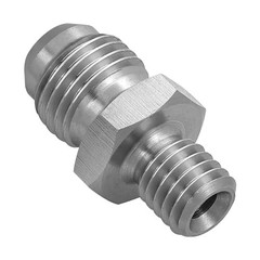 4AN Male Flare to M10 x 1.0 Male Metric Thread Brake Fitting AN4 to M10*1.0
