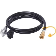 90-Degree Low Pressure Regulator Assembly with Quick Connect and 6 Ft. Hose