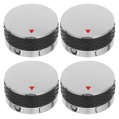 1 Set Gas Stove Knobs Replacement Parts – Metal Kitchen Range Gas Knobs Oven