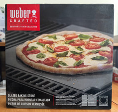 Weber 7671 Crafted Glazed Baking Stone – Pizza