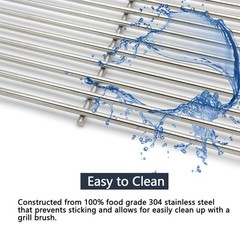 Stainless Steel Cooking Grates 19.25″ 7MM for Jenn-Air, Nexgrill, Brinkmann Gril