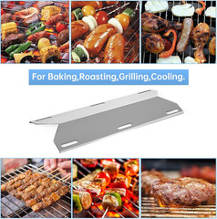 17 3/4” Stainless Steel Heat Plate and 19.25″ Cooking Grids for Jenn Air 720-033
