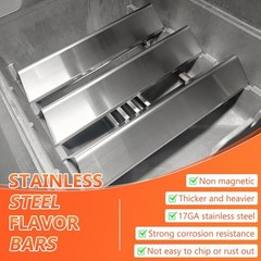 3pcs 15.3″ Grill Flavorizer Bars for Weber E210, E220, S210, S215 Gas Grills