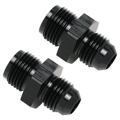 6AN Male to 5/8-18 Inverted Flare Adapter 6AN to 5/8-18 Inverted Black – 2pcs