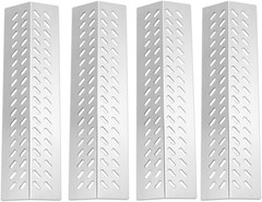Stainless Steel Flame Tamers, 4 PC Grill Heat Plate Gas Replacement for Bull BBQ