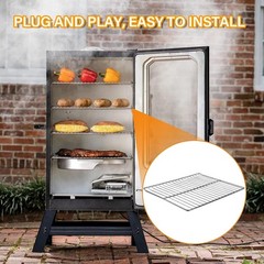 3 Pack Smoker Cooking Grates Compatible with Masterbuilt 30 Inch Smoker