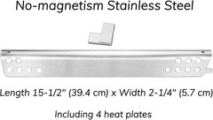 Stainless Steel Grill Replacement Parts for Charbroil Advantage 4 Models