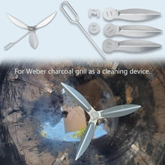 22-1/2-Inch One-Touch Cleaning System Kit for Weber Grill Parts 7444 Weber.