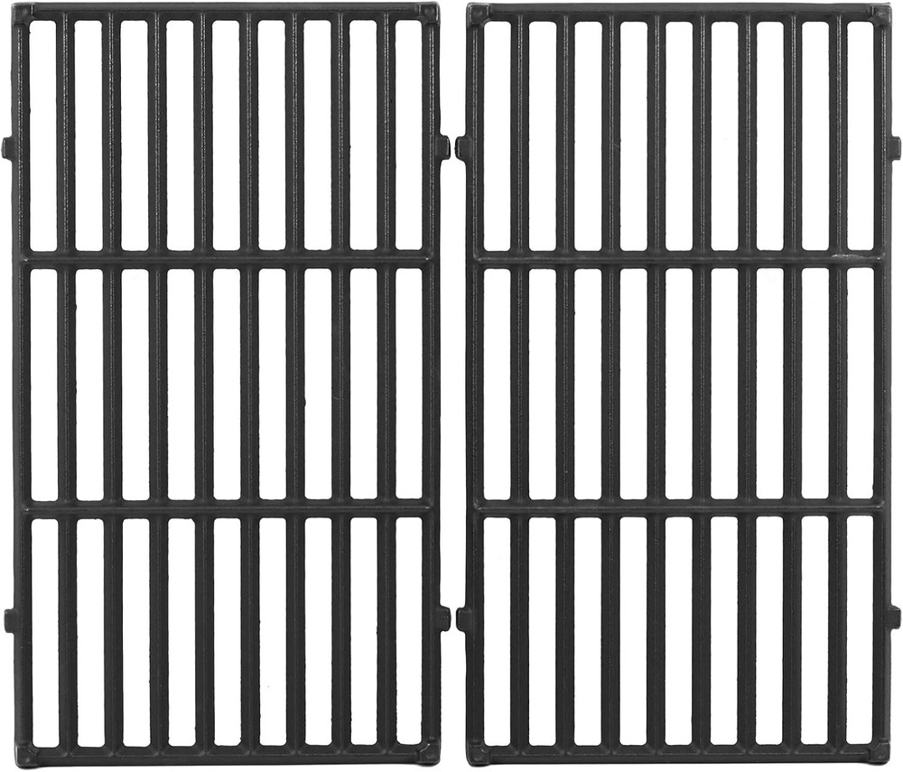 Porcelain Grill Grates for Weber Spirit I/II 200 Series E-210 E-220, 17.5″x10.2″
