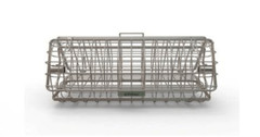 Primo Ceramic Grill Rotisserie Basket 304 Grade Stainless 3-Sided PGRBF