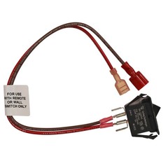Quadra-Fire Gas Fireplace On/Off Rocker Switch with Wires: 060-521A