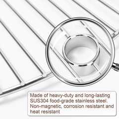 19.5″ 304 Stainless Steel round Grate Replacement for Akorn Kamado