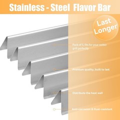 7636 Stainless Flavorizer Bars for Weber Spirit II 300 Series E310 E330