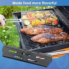 66095 Grill Grates with 66032 Flavorizer Bars for Weber Genesis 2 Grill Parts 30