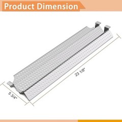 4Pc Stainless Steel Heat Plate Shield for Model Viking VGBQ 30, 41 & 53 T Series