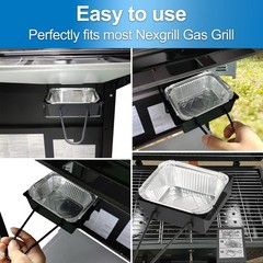 Grill Drip Pan for Nexgrill 720-0830H 8″ x 3″ x 13″,