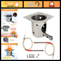 Replacement Fire Pot & Hot Rod Ignitor Kit for Wood Pellet Grill & Smoker – 7-Ho