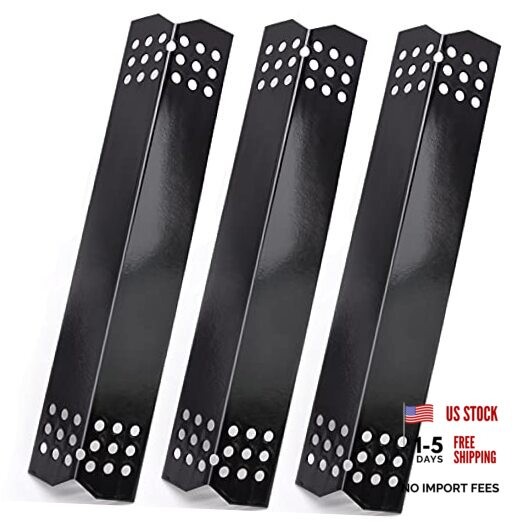 Set of 3 Heat Plate Shields for Nexgrill 720-0830H, 720 3-Pack PS Flame Tamers