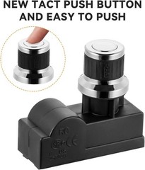 2 Male Outlets Universal Spark Generator AA Battery Tact Push Button Switch E…