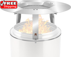 Heat Deflector Fit for Solo Stove Bonfire 19.5″, 304 Stainless Steel Heat Diffus