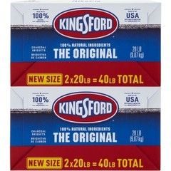 Kingsford Original Charcoal Briquets – 20 Pound bag, 2 count