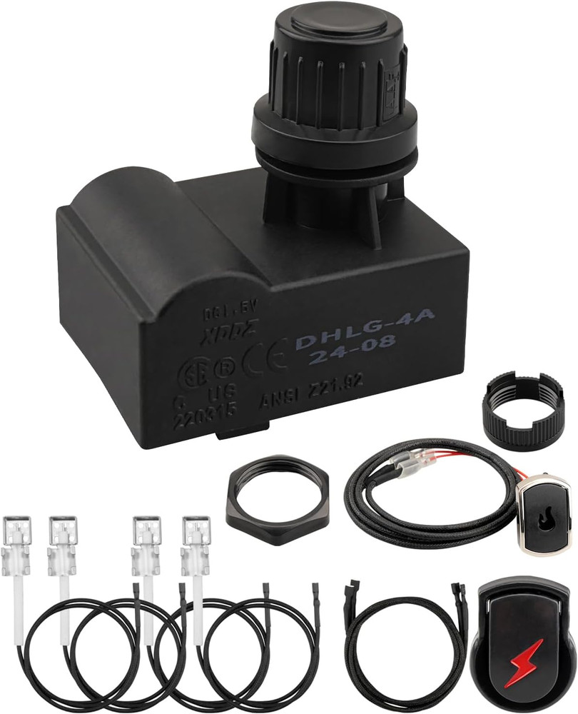 Fit for Charbroil Grill Ignitor Replacement Kit 4-Outlets Electronic Ignition Mo