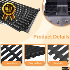 Char-Broil Tru-Infrared Replacement Cooking Grates & Emitter Plate Kit 17″ x 9.5